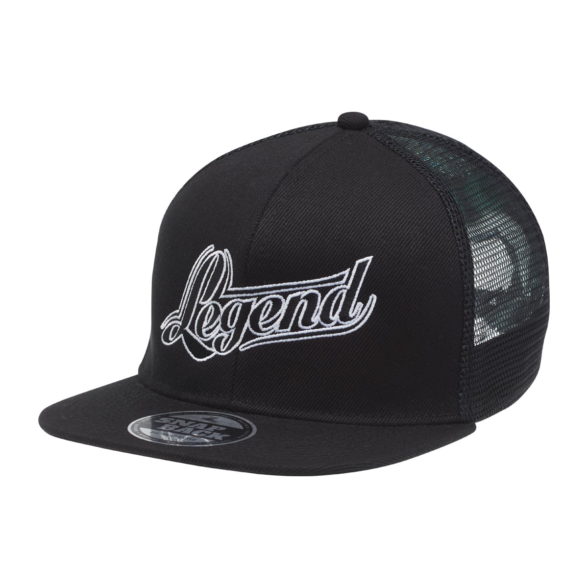 Custom Embroidered A-Frame Striped Trucker Hat 7050 - Legend Life - 20 Pack