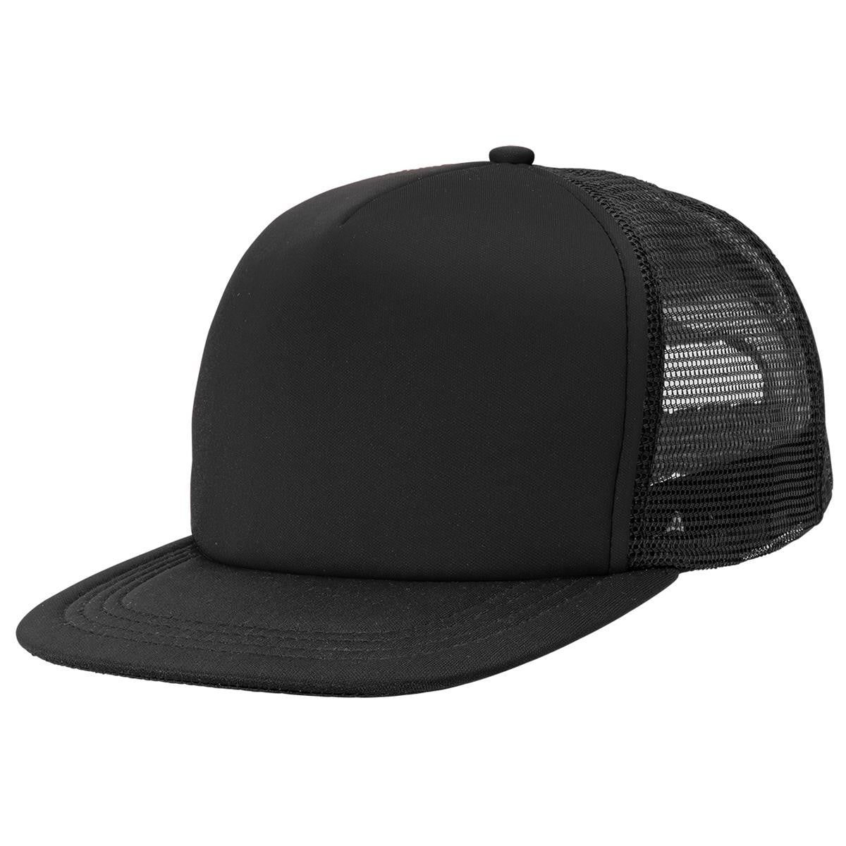 4384 Flat Peak Trucker Hat