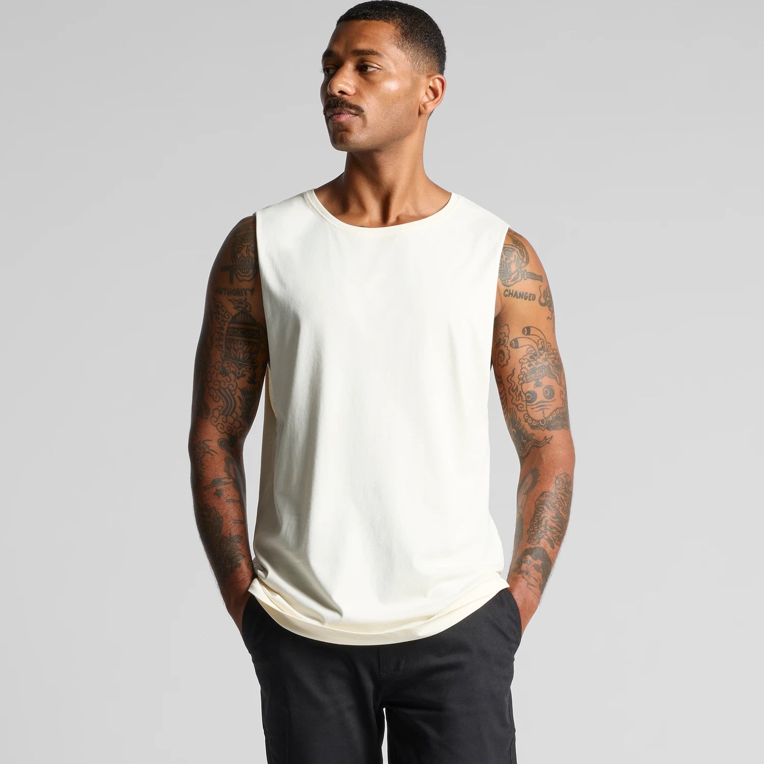 AS Colour Barnard Tank flat lay