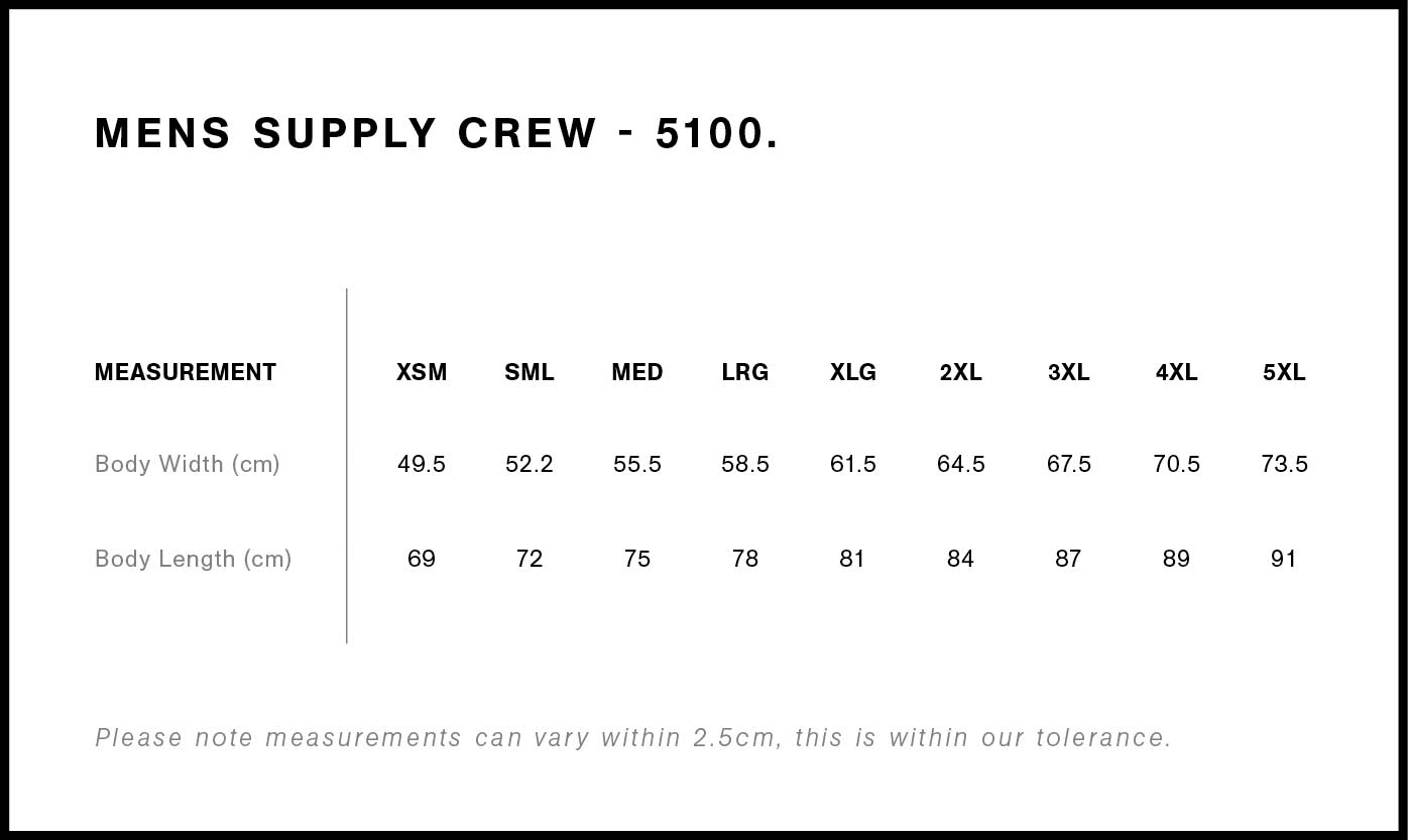 5100 AS Colour Supply Crew
