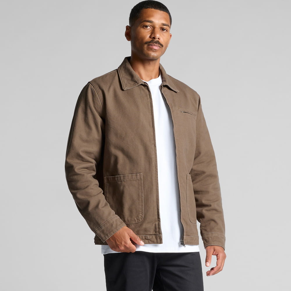 AS Colour Canvas Heavy Jacket 5527 | With Custom Logo Printing