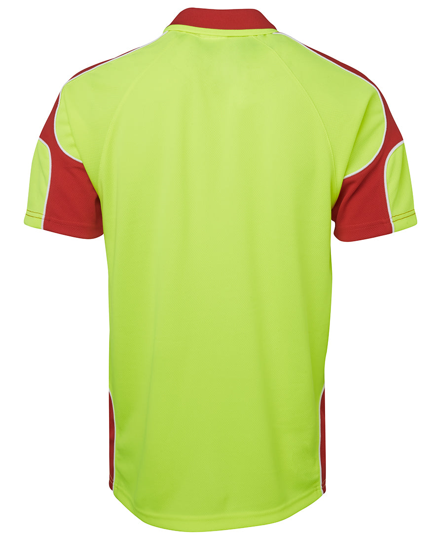 JB's Hi Vis S/S Arm Panel Polo 6AP4S