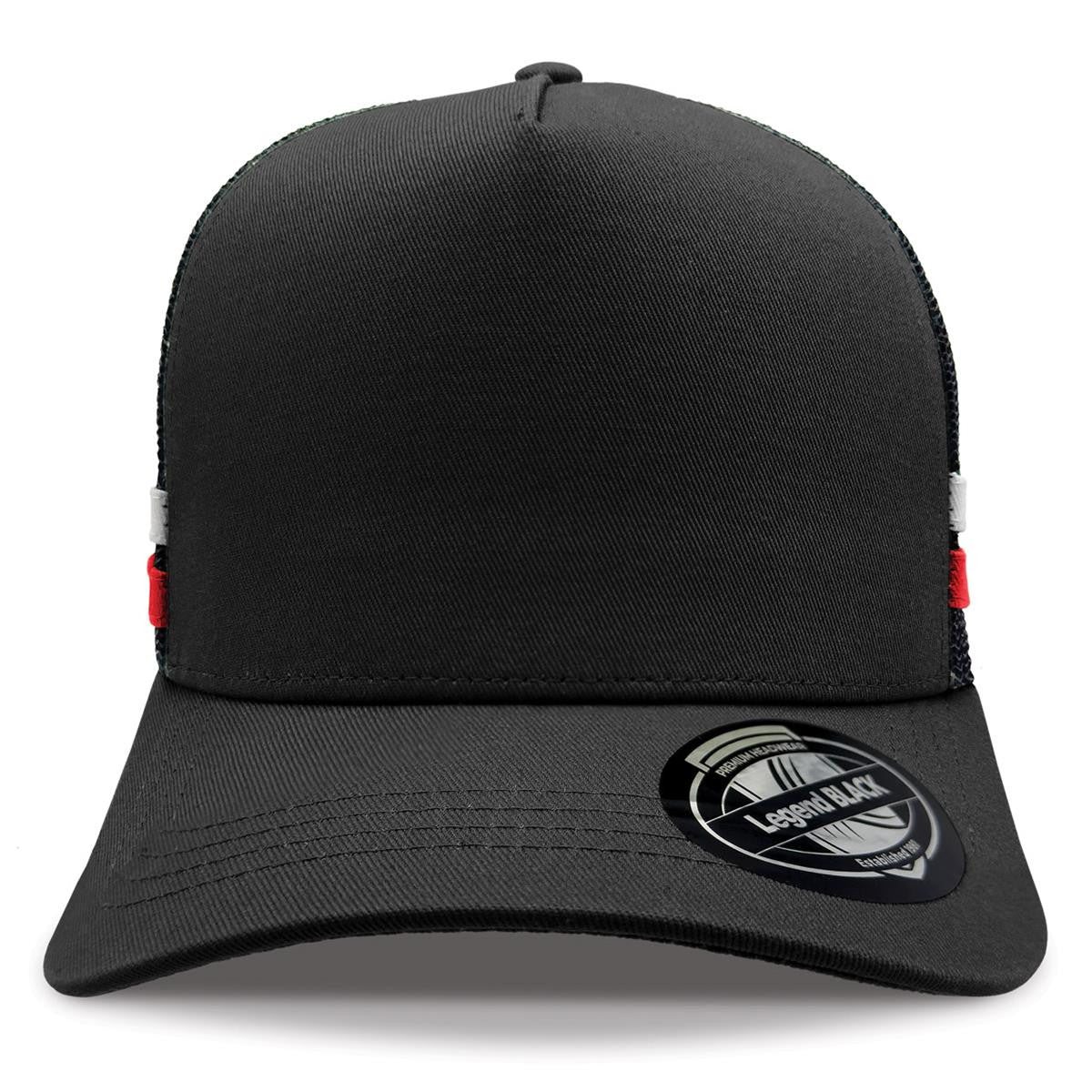 A-Frame Striped Trucker Hat 7050 - Legend Life