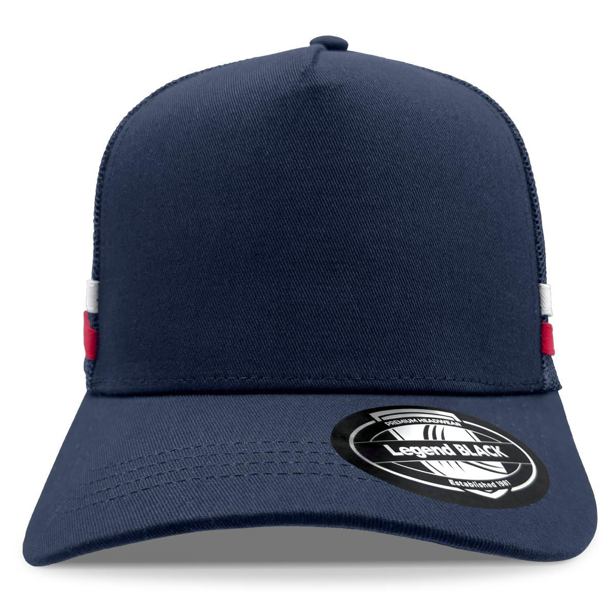 A-Frame Striped Trucker Hat 7050 - Legend Life