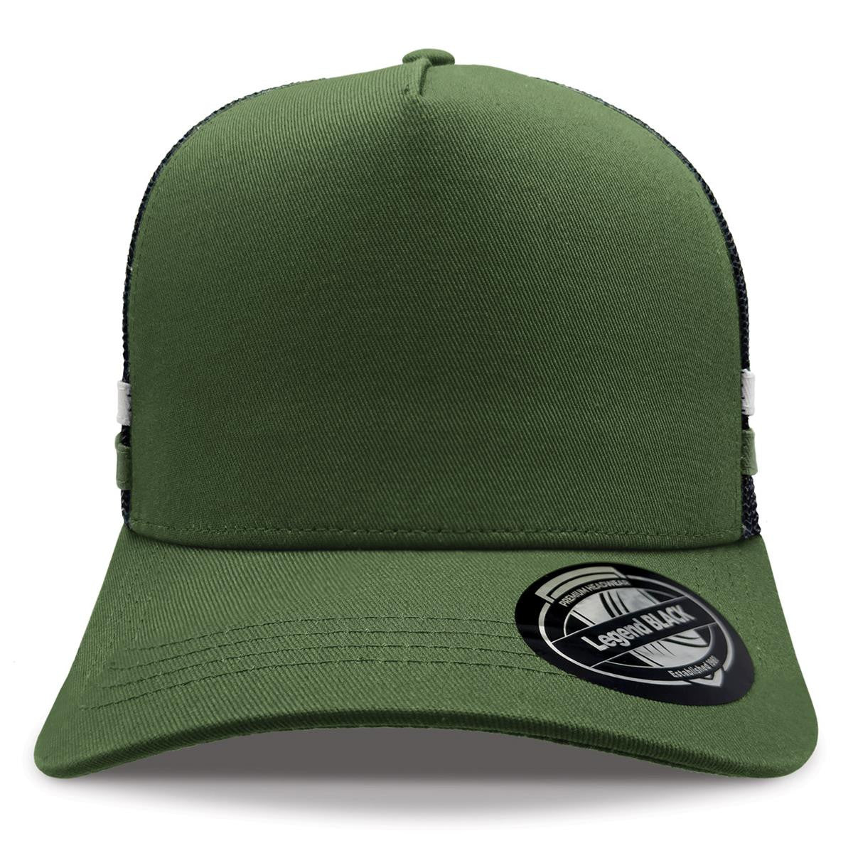 A-Frame Striped Trucker Hat 7050 - Legend Life