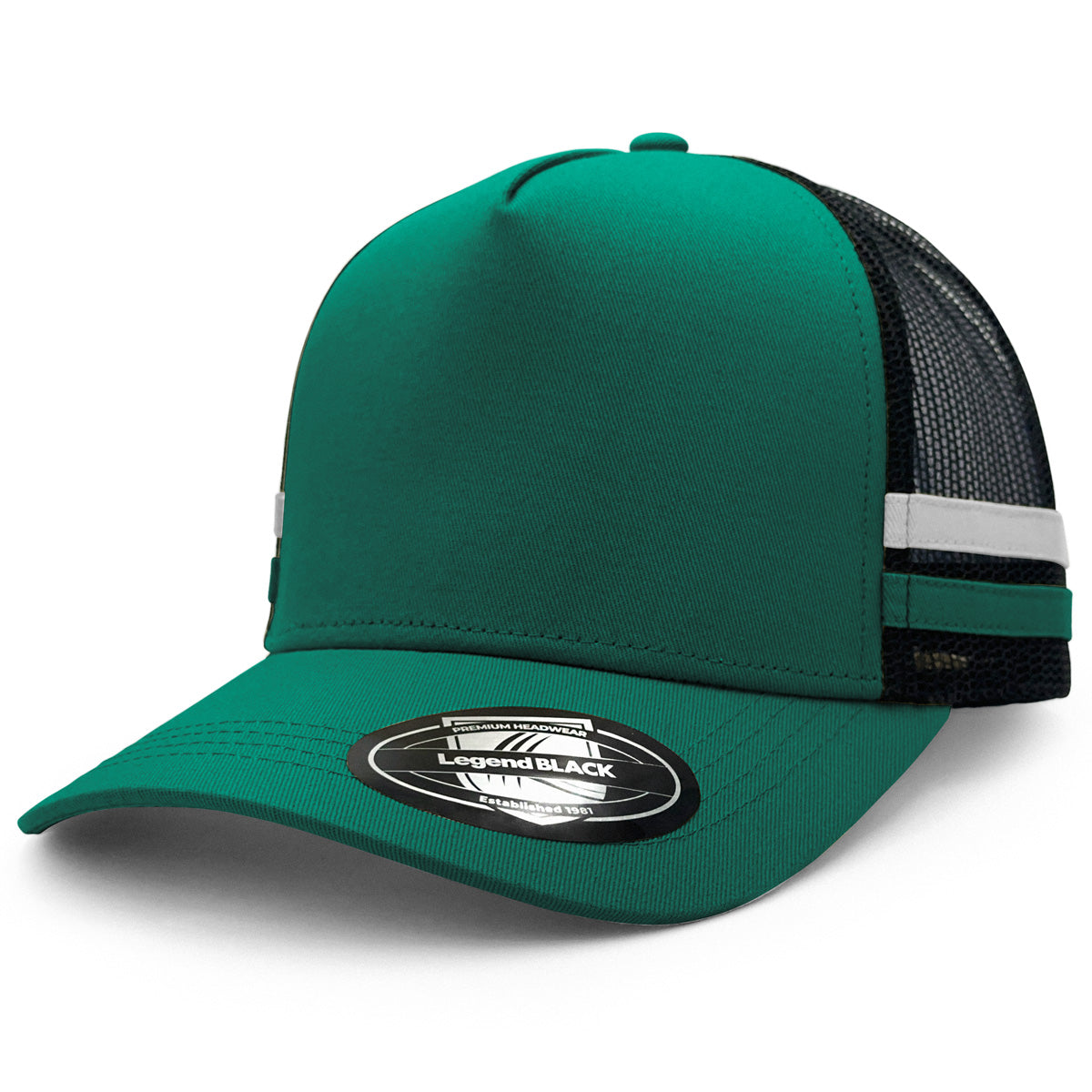 A-Frame Striped Trucker Hat 7050 - Legend Life