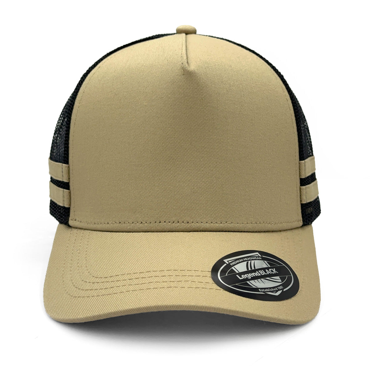 A-Frame Striped Trucker Hat 7050 - Legend Life
