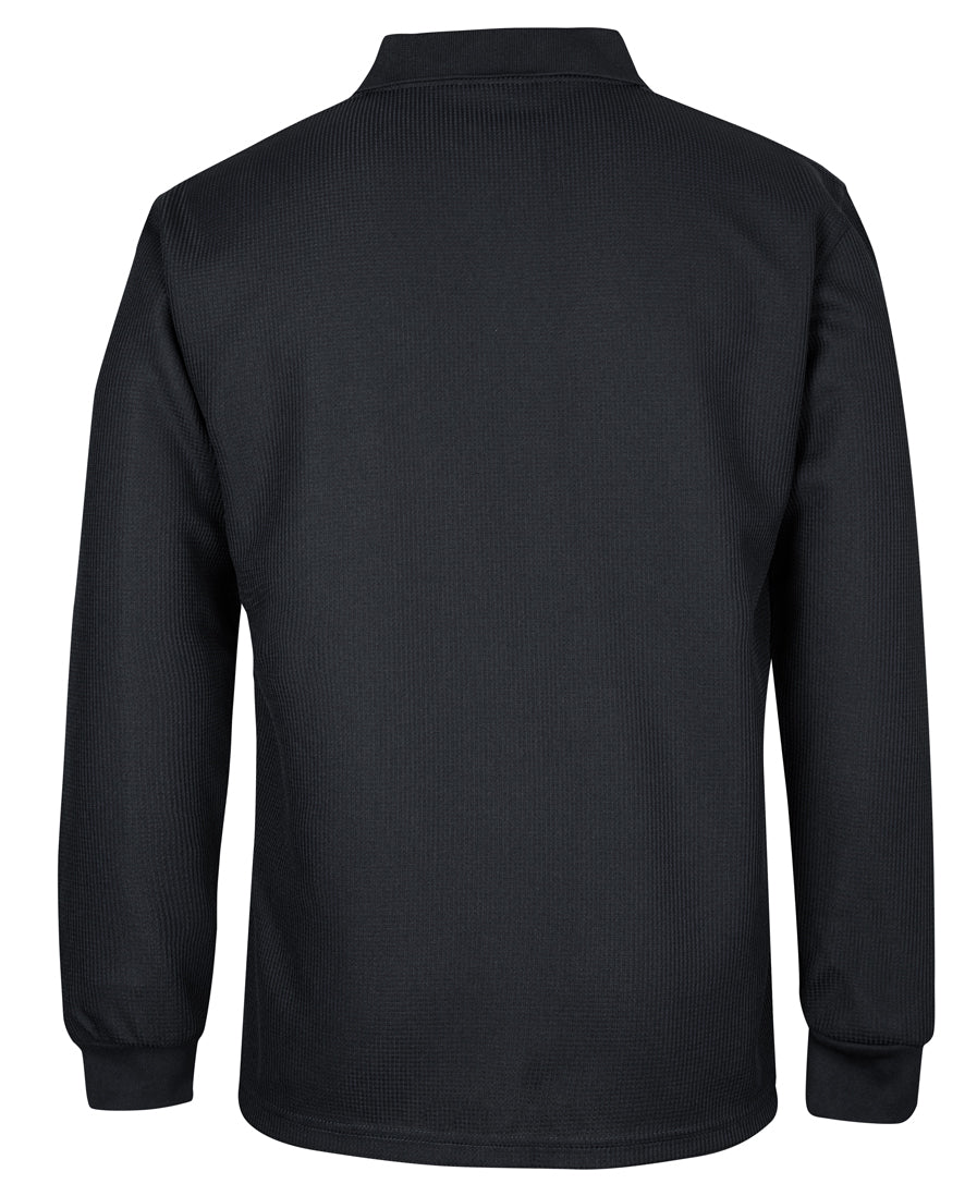 Podium L/S Waffle Pocket Polo