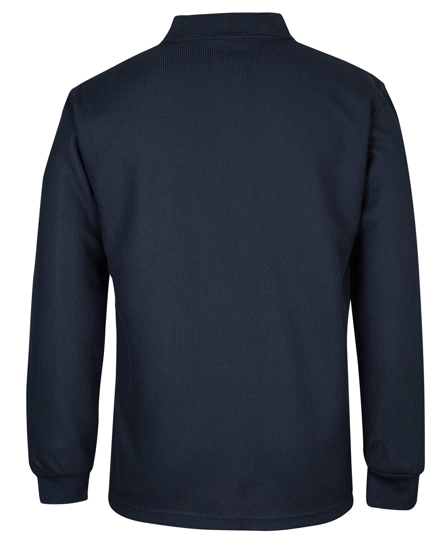 Podium L/S Waffle Pocket Polo