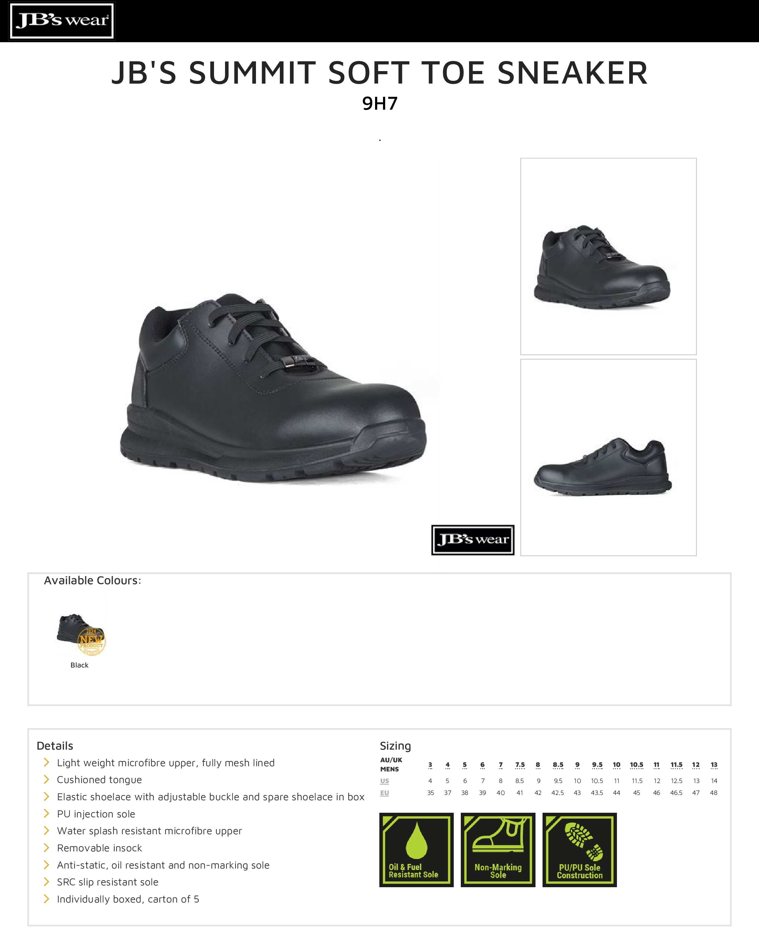 JB's Summit Soft Toe Sneaker