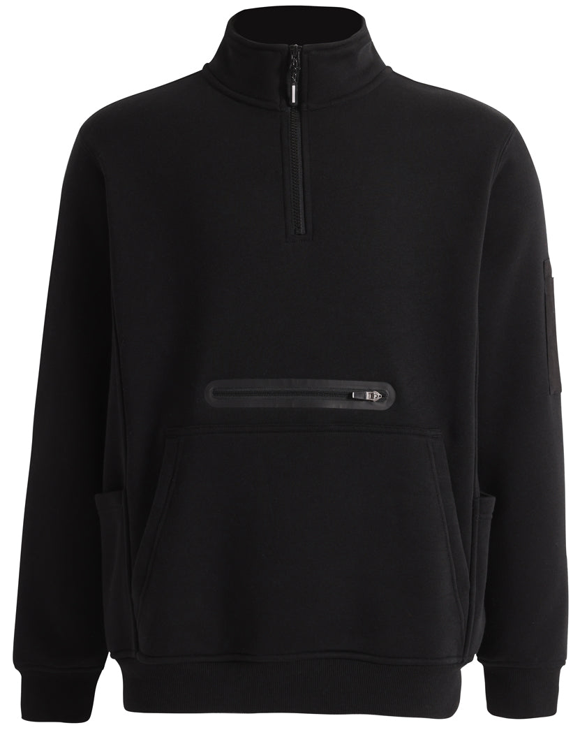 FL15 Unisex Premium Fleece Half Zip Work Sweat