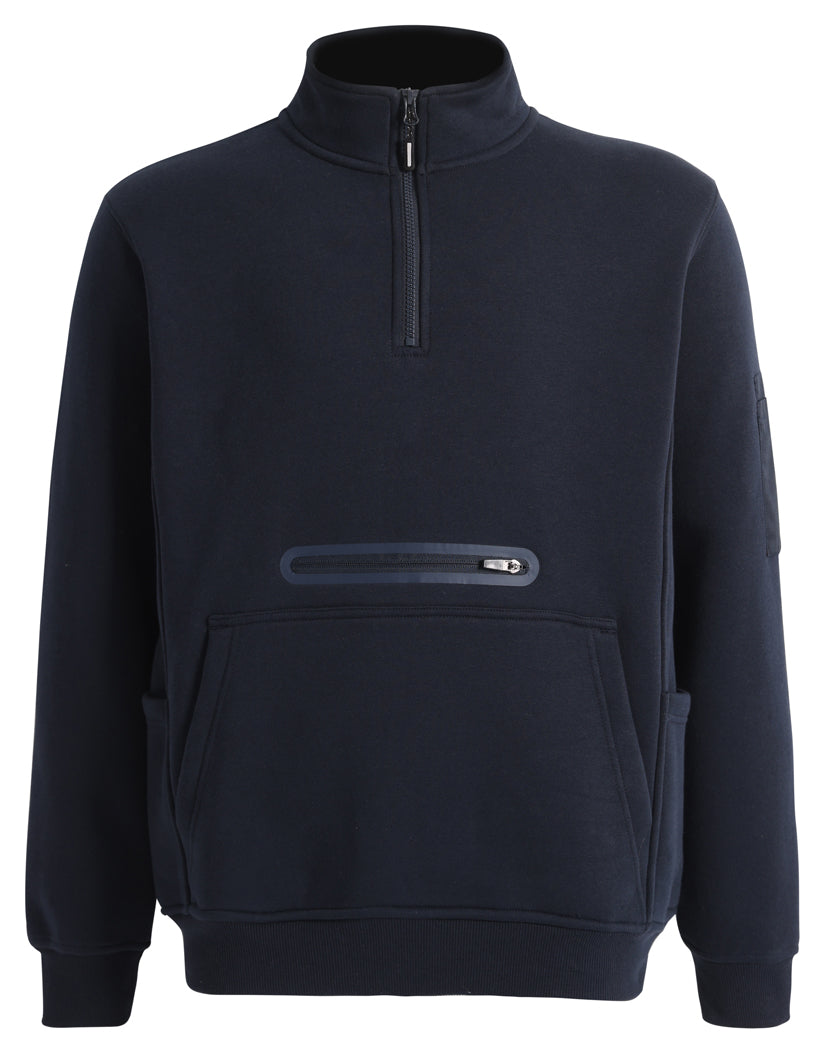 FL15 Unisex Premium Fleece Half Zip Work Sweat