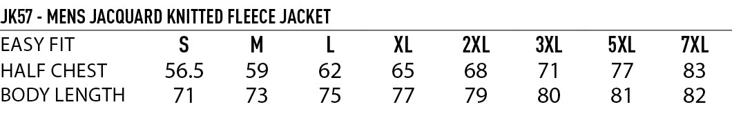 JK57 - JACQUARD FLEECE BOMBER JACKET