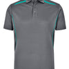 PS93 MENS SUSTAINABLE POLY/COTTON CONTRAST SS POLO