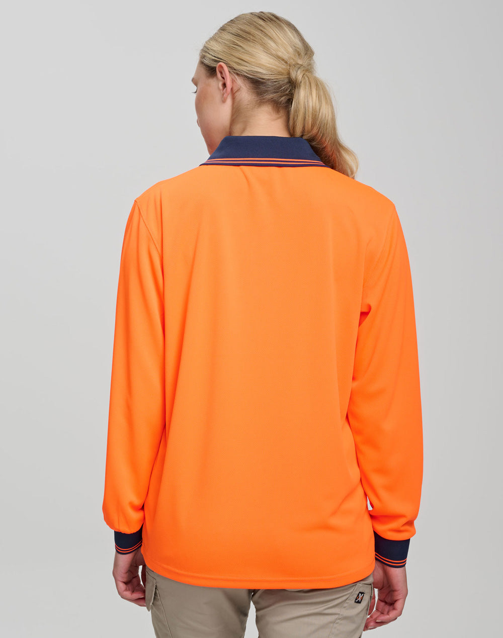 SW05CD High Visibility Long Sleeve Polo