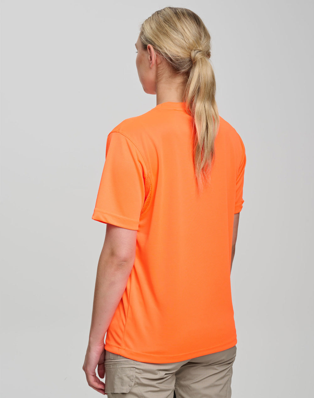 SW39 HI-VIS MINI WAFFLE SAFETY TEE-Unisex