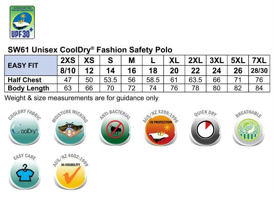 SW61 HIGH-VIS POLO - Unisex