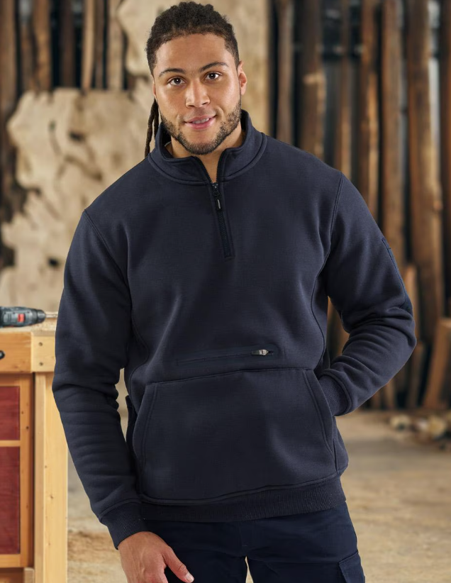 FL15 Unisex Premium Fleece Half Zip Work Sweat
