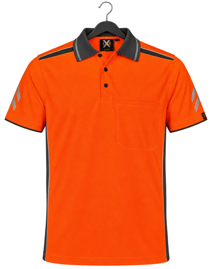 Hi-Vis Polo in Orange